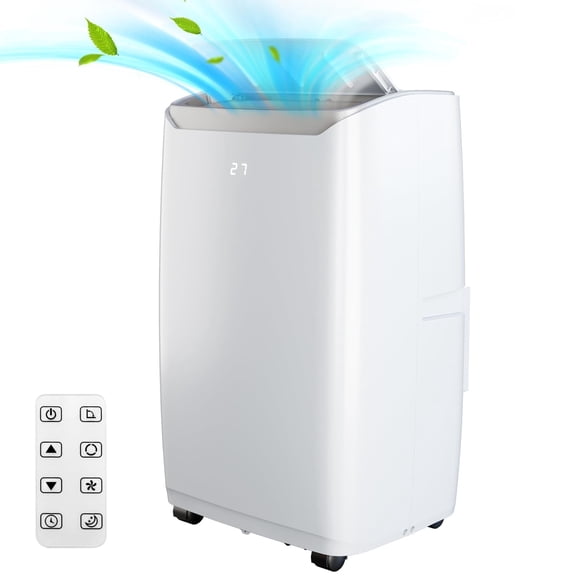Riedhoff 12000 BTU Portable Air Conditioners, 3-In-1 AC Unit Cool Up to 550 Sq.Ft,White