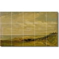 thumbnail image 1 of Ceramic Tile Mural-John Constable Waterfront Painting 283. 60" w x 36" h using (15) 12 x 12 ceramic tiles, 1 of 3