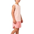 thumbnail image 6 of NAISIBABY Boys Athletic Sets, Tank Tops and Shorts 2-Piece UPF50+ Quick Dry Active Fit Lightweight Activewear Outfits Pink Size 4, 6 of 8