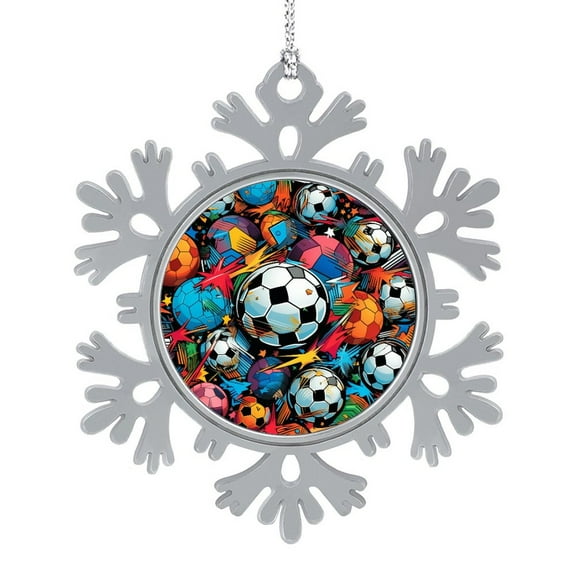 Christmas Ornaments Christmas Football Soccer Ball Decorative Hanging Ornaments Soccer Ball Football Design for Boys Girls Christmas Decoration Best Gifts for Christmas