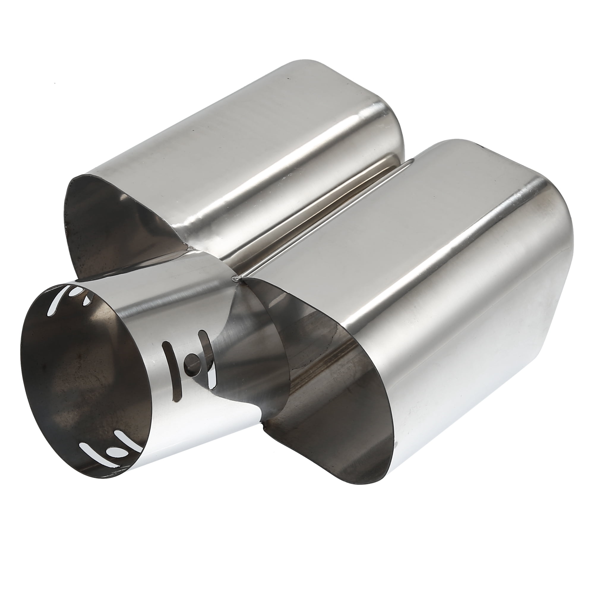 Unique Bargains Vehicles Car 62mm Square Slant Tip Stainless Unique Bargains Vehicles Car 62mm Square Slant Tip Stainless