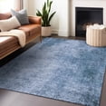 thumbnail image 6 of HomeRoots 625306 10 x 14 ft. Blue & Sky Blue Abstract Washable Transitional Indoor & Outdoor Rectangle Area Rug, 6 of 9