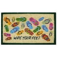 thumbnail image 1 of Home &amp; More 12050 Lots Of Flip-Flops - Vinyl Back Mat - 18 X 30 Inches, 1 of 1