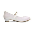 thumbnail image 3 of Dream Pairs Girls Mary Jane Low Heel Princess Flower Wedding Party Pump Dress Shoes, 3 of 5