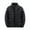 Black, variant on Men's Down Jackets Warm Fleece Sherpa Lined Puffer Jacket Zip Up Stand Collar Padded Bubble Outerwear with Pockets Winter Windproof Coat