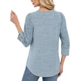 thumbnail image 6 of WIHOLL Long Sleeve Shirts for Women Lightweight Crew Neck Sweaters Fall Womens Tops Dressy Casual Fall Clothes, 6 of 10