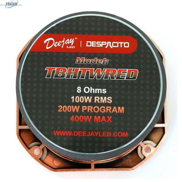 Deejay LED TBHTWRED Haut-Parleur Tweeter à Puce, Rouge