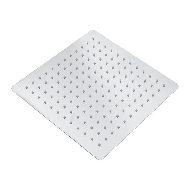 Cabezal De Ducha Tipo Lluvia De Acero Inoxidable, Tapa De Baño Cuadrada Moderna Ultradelgada De 12 Pulgadas