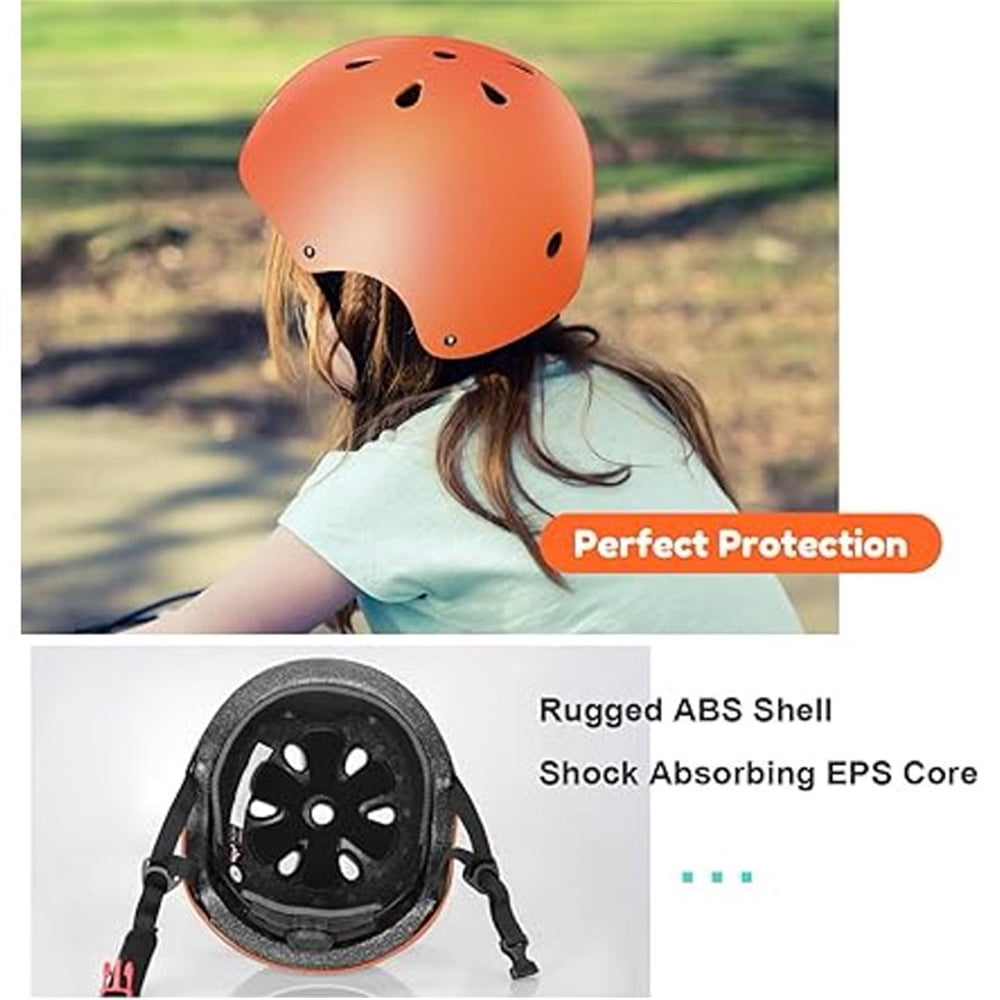 Kids Helmet, Toddler Helmet Adjustable Toddler Bike Helmet Ages 3-8 Years Old Boys Girls Multi-Sports Safety，Red