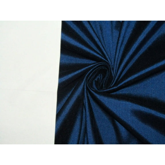 100% Pure silk dupion fabric Peacock Blue color 54" wide DUP397[2]