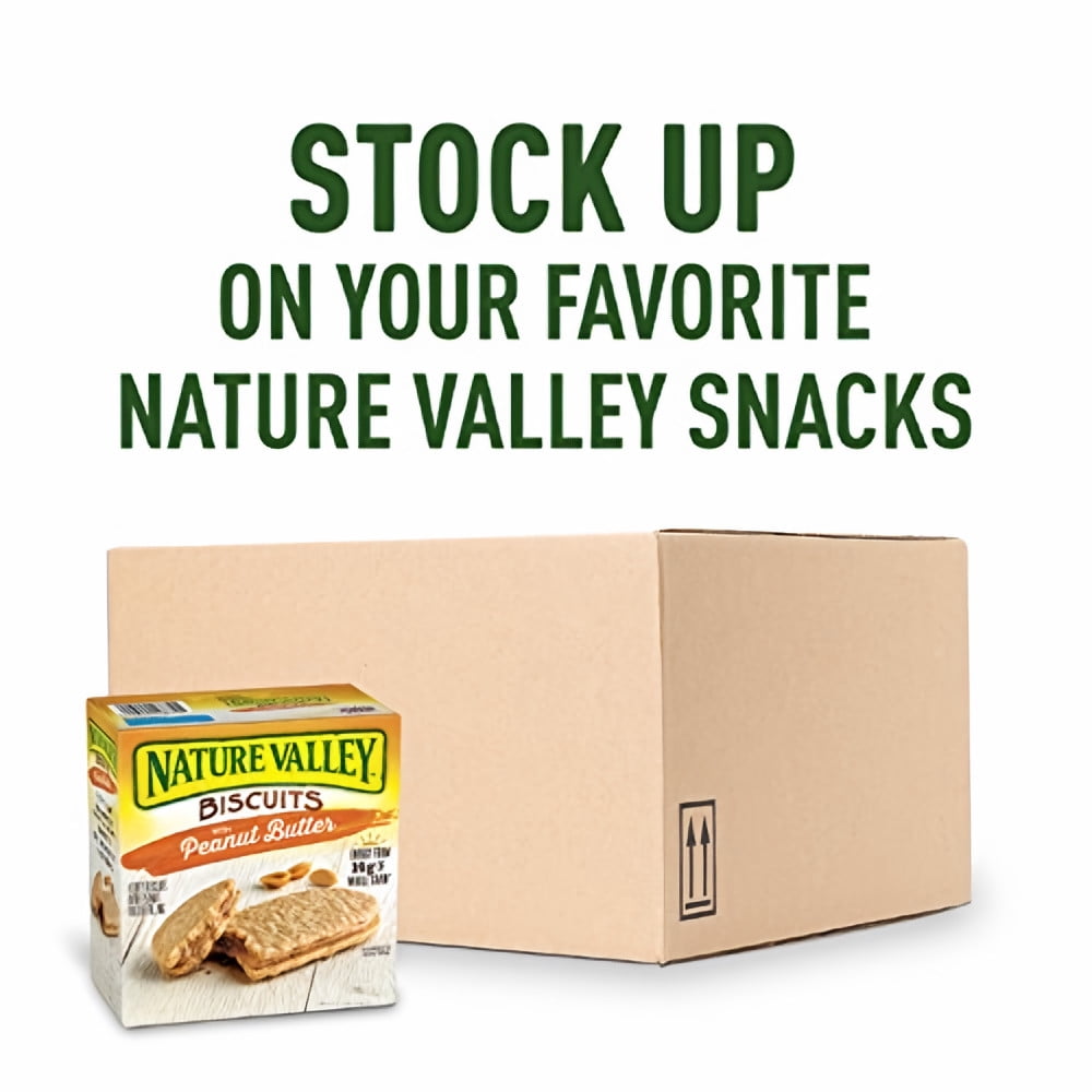 Natural Valley Peanut Butter Biscuits (Pack of 4)