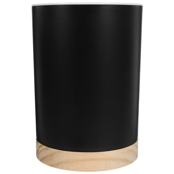 Niceauty Chopstick Pot Chopstick Bucket Black Wood 1Pcs