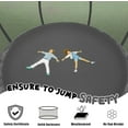 thumbnail image 4 of LIZEVINC Outdoor Trampoline 14FT Recreational for Kids Adults Heavy Duty Anti-Rust Coating, 4 of 7