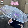 thumbnail image 4 of Sanrio-Paraguas automático de Hello Kitty para niña, sombrilla plegable transparente con dibujos animados, Y2k, Hello Kitty, Kuromi, Cinnamoroll, regalo2411, 4 of 5