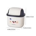 thumbnail image 3 of Meitianfacai Tidy Up Your Workspace with This Stylish Mini Trash Can - Perfect for Student Storage and Home Office(B), 3 of 7