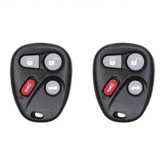 Keys4Less Car Key Fob Keyless Entry Remote for Pontiac Grand 2005 Am FCC KOBLEAR1XT Part Number 25695954 25695955 Pack of 2