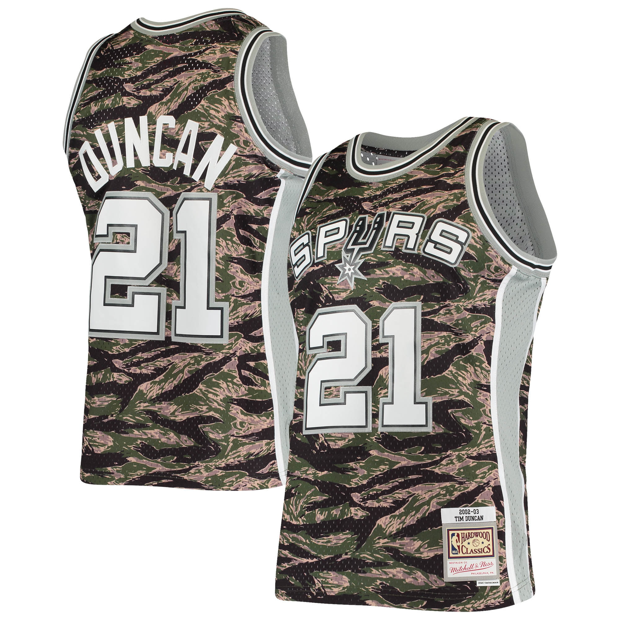 Tim Duncan San Antonio Spurs Mitchell & Ness 1998-99 Hardwood