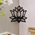 thumbnail image 3 of Product Category Rack Storage Two Candlestone Stand Floating Wall Display Stand Decoration Wall Ornament As Shown In The Picture, 3 of 6