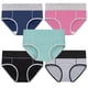 thumbnail image 1 of 5 piezas de ropa interior elástica de algodón para mujer, bragas cómodas de cintura media, bragas transpirables para mujer, 1 of 5