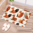 thumbnail image 5 of Squirrel Polyester Non-Slip Indoor Rugs Chair Mat Floor Carpet Machine Washable, 5 of 6