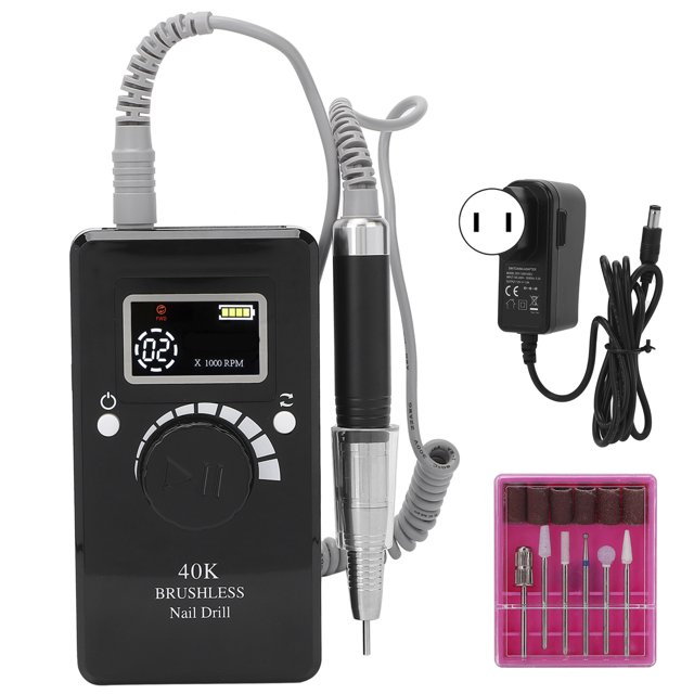 Máquina perforadora de uñas, manicura portátil, pedicura, máquina de pedicura, lima de uñas eléctrica, confiabilidad excepcional