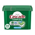 thumbnail image 2 of Cascade Complete Dishwasher Pods, Dishwasher Detergent, Dish Detergent Soap, Fresh, 55 Count, 2 of 13