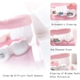 thumbnail image 4 of 4 Pieces Tuft Toothbrush, Tiny Small Head, Orthodontic Soft Trim, Wisdom Toothbrush, Single Compact Interdental Interspace Brush, 4 of 7