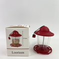 thumbnail image 5 of Loorieen Bird feeders,Lantern Bird Feeder, Red, 8 inches high 6 inches Wide at top, 5 of 10