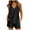 Black, variant on Women's Pyjamas Sets Sleeveless Tank Top with Shorts Cami Sets Sleepwear Short Sleeves PJ Sets Summer Nightwear Brown S
