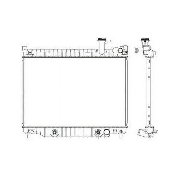 Radiator - Compatible with 2003 - 2006 GMC Envoy XL 2004 2005