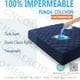 thumbnail image 4 of Amorosa Protector de colchón Impermeable Transpirable, Ultra Suave, Individual Azul, 100*190*45CM, 4 of 5
