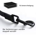thumbnail image 4 of Leashes for Dogs Multifunctional Nylon Training 8ft Hands Free Walking Utility for, 50 cm, Black A, 4 of 8