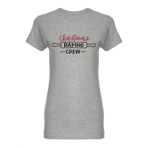 Christmas Baking Crew Design Shaped Tee Women's -Image by Shutterstock