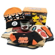Naruto Collector's Box: Includes Color Changing Mug, Beanie, Crew Socks, Keychain & Gaara Throw Blanket.