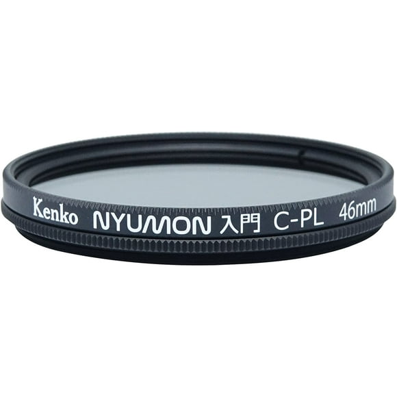 Kenko Nyumon Wide Angle Slim Ring 46mm Circular Polarizer Filter, Neutral Grey, Compact (224650)