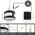 thumbnail image 4 of 160 LED Solar Pendant Light Garden Yard Lamp with Remote Control for Outdoor Indoor, 4 of 9