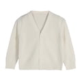 thumbnail image 1 of Kids Girls Cardigan Long Sleeve Kid Button Sweater Girl Crew Neck Cardigans Sweater, 1 of 3