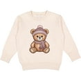 thumbnail image 2 of Inktastic Cute Teddy Bear Winter Scarf Hat Toddler Sweatshirt, 2 of 4