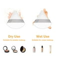 thumbnail image 2 of 6 Pieces Powder Puff Face Triangle Makeup Puff, Velour Soft Washable Cosmetic Foundation Puffs with Storage Box for Loose Powder Mineral Powder Body Powder Makeup Tool (White), 2 of 5