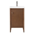 thumbnail image 3 of Vanity Art 20" Bathroom Vanity Cabinet with Ceramic Undermount Sink, Freestanding Storage Cabinet with Ceramic Top, and Removable Shelve, 3 of 7