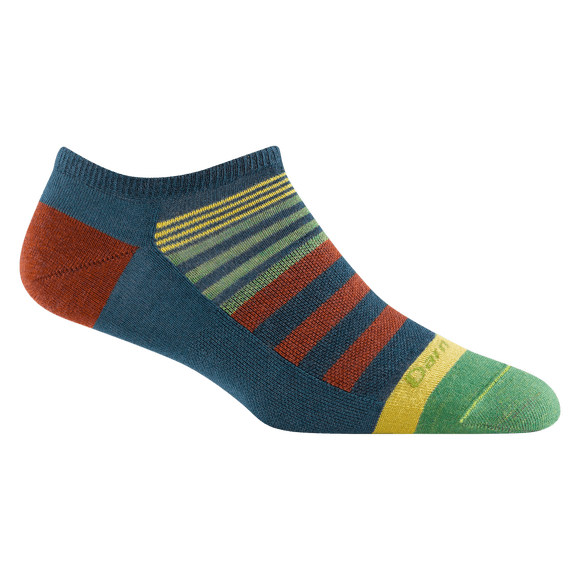 Darn Tough Chaussette de Style de Vie Légère Invisible Beachcomber pour Femmes Bleu Sarcelle Foncé - 6073-Bleu Sarcelle Foncé