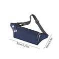 thumbnail image 3 of Ikohbadg Fanny Pack for Women Men Waterproof Crossbody Belt Bag with 3 Zipper Pockets Adjustable Strap Travel Cycle Run Fanny Pack for Daily Use, 3 of 6