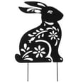 thumbnail image 4 of Miangastore Panneau de Jardin Lapin Sculpture Décorative pour Pelouse, 4 of 8