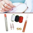 thumbnail image 4 of CY5O5ee 31PCS / 34PCS Big Eye Steel Needles Set Stainless Steel Hand Sewing Needles Kit for Beginners Portable DIY Hand Made Craftset Sewing Tool Needles and Thread Set, 4 of 9