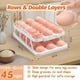 thumbnail image 5 of Soporte para 45 Huevos para Refrigerador, Dispensador de Huevos de 3 , Frescura Asegurada con Registrador de Tiempo, Organizador de Huevos Rodantes Que Ahorra Espacio, 5 of 5
