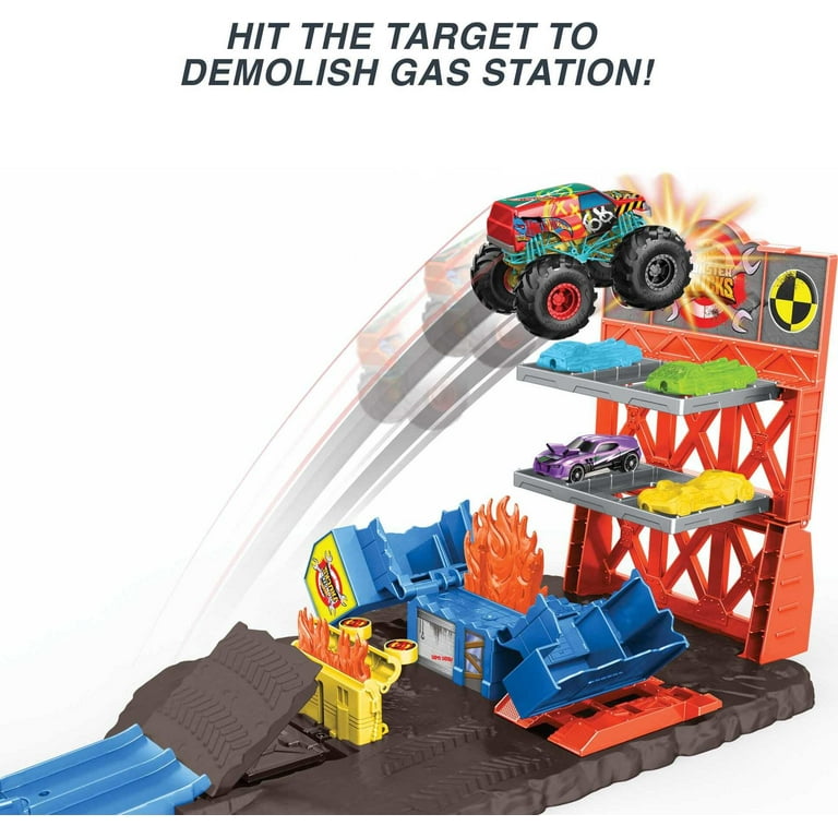 Hot Wheels Monster Truck - Estação de Explosão Mattel