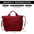 thumbnail image 4 of LHSHID Quilted Tote Bag Soft Trendy Puffer Tote Bag Light Winter Down Padding Designer Crossbody Bag Shoulder Handbags, 4 of 7