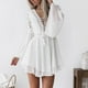 thumbnail image 3 of Vestido Ajustado de Manga Larga Con Encaje Para Mujer, Vestido Ceñido Al Cuerpo Para Fiesta de Cóctel, M Odeerbi ODB115966, 3 of 9