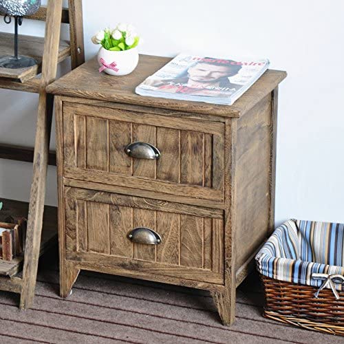 DL Furniture Fully Assembled Wood Classic Jungle Natural Nightstand 2