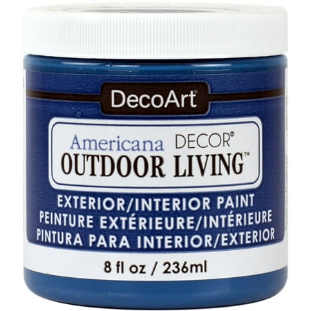 UPC: 0766218091369 | DecoArt Americana Decor Outdoor Living Paint 8oz. Morning Glory